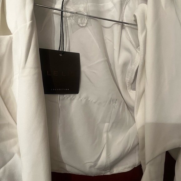 Le Lis Collection Eyelet Cutout Mini Dress White Size Small Women - Picture 6 of 8